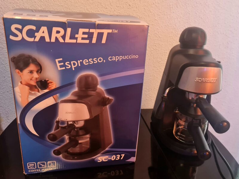 Espressor manual Scarlett SC-037 – 800 W, Espresso si Cappuccino